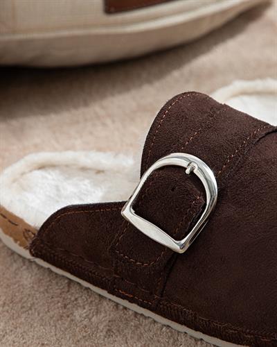 Melina Пантофи За Дома Дамски, Кафяво, 37