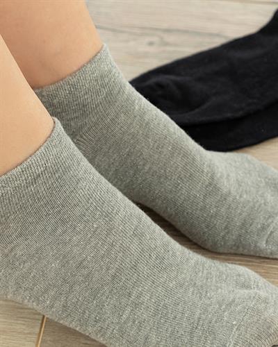 Melissa Cotton 2-set Women Ankle Socks Standart Black-Gray