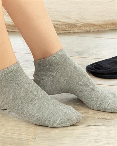 Melissa Cotton 2-set Women Ankle Socks Standart Black-Gray