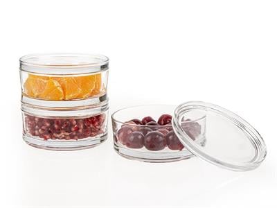 Mercy КУТИЯ ЗА СЪХРАНЕНИЕ 3 комплект Cam 350 ml Прозрачен