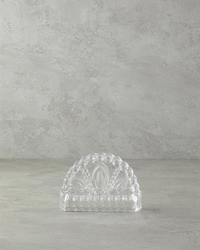 Meri Салфетник Стъкло 12,5x4x9 см Прозрачен