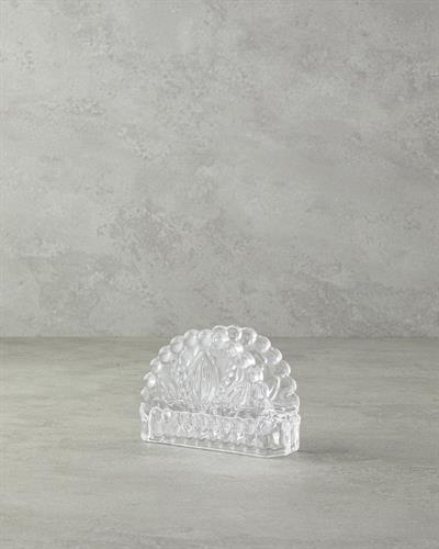 Meri Салфетник Стъкло 12,5x4x9 см Прозрачен