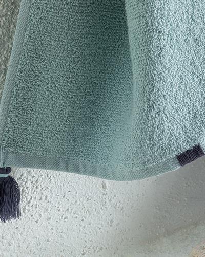 Merida Хавлии За Ръце С Пискюли, Памучен, Мента, 30 X 40 Cm