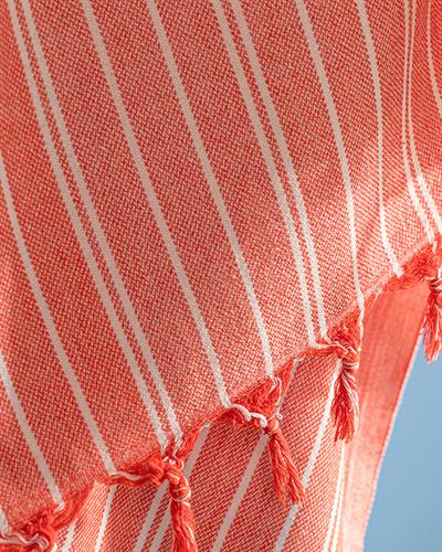 Merlin Пештемал На Райета, Памучен, Оранжево-Жълто, 90 X 160 Cm