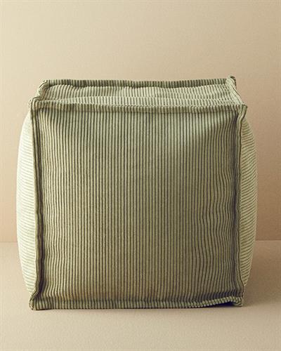 Mia Табуретка Кадифе 42x42 см Зелен