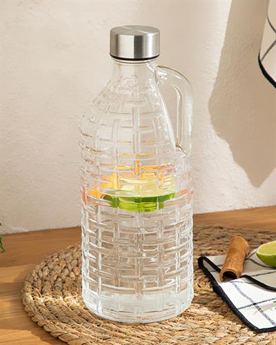 Micale Glass Bottle 1000 ml Transparent