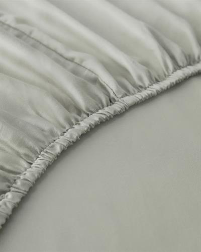 Micell Чаршаф С Ластик Двоен Памук Сатен 160x200 см Зелен