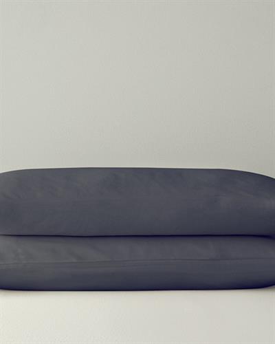 Micell Калъфка За Възглавница 2 бр. Памук Сатен 50x70 см Антрацит