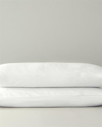 Micell Калъфка За Възглавница 2 бр. Памук Сатен 50x70 см Бял