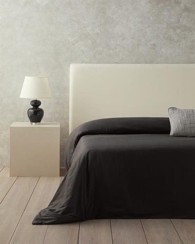 Micell Плик За Завивка Кралски размер Памук Сатен 240x220 см Антрацит