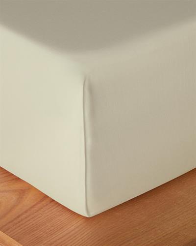 Micell Cotton Satin Double Person Sheet 240x260 cm Ivory