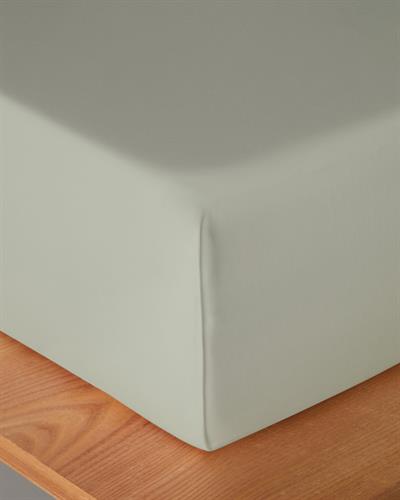 Micell Долен Чаршаф Кралски размер Памук Сатен 260x280 см Зелен