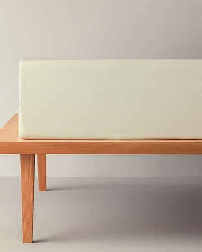 Micell Cotton Satin King Size Sheet 260x280 cm Ivory