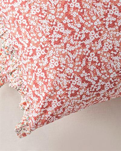 Midsummer Blossom Калъфка За Възглавница 2 бр. Памучен 50x70 см Цвят на нар