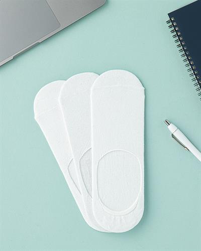 Mike Чорапи Бабет Мъжки 3 Бр., Памучен Полиестер, Бяло, 40-44