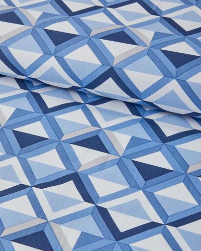 СПАЛНО БЕЛЬО КОМПЛЕ Двоен човек Лесно за гладене 200x220 cm Син