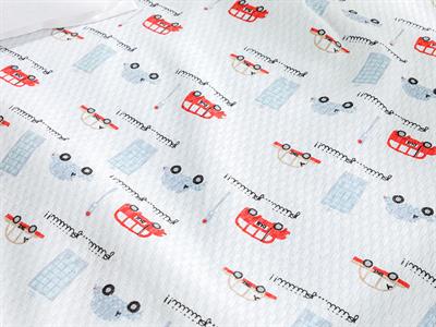 Mini Cars Бебешка Покривка Отпечатан, Синьо, 100 X 150 Cm