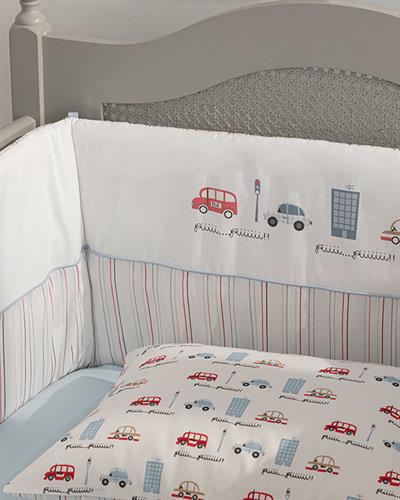 Mini Cars Бебешки Протектор За Матрак 40x200 см Син