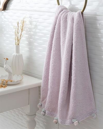 Mini Rose Кърпа За Лице С крошет 50x80 см Светлолилав