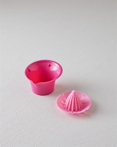 Mini Squeezer Изстисквачка За Лимони Пластмаса 10 см. Розов