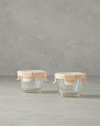 Minimo КУТИЯ ЗА СЪХРАНЕНИЕ 2 комплект Cam 130 ml Beige