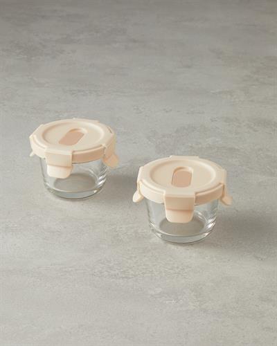 Minimo КУТИЯ ЗА СЪХРАНЕНИЕ 2 комплект Cam 130 ml Beige