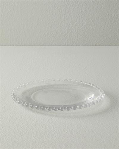 Miny Glass Cake Plate 20 cm Transparent