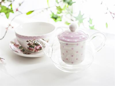 Mira ЧАША ЗА ПОПАРВАНЕ С чайник . .