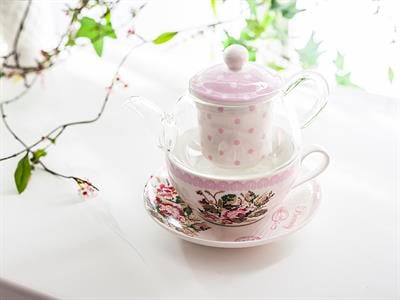 Mira ЧАША ЗА ПОПАРВАНЕ С чайник . .