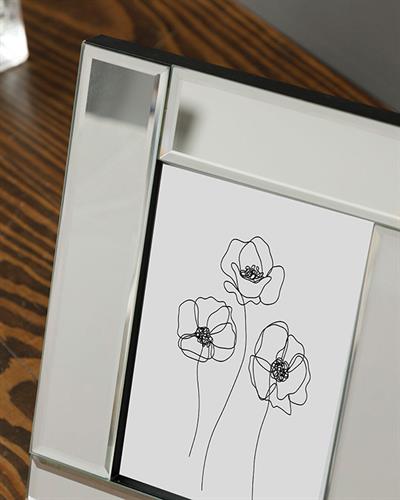 Mirror Stage РАМКА С огледало Cam 16x21 cm Silver