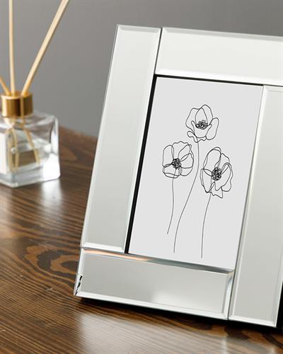 Mirror Stage РАМКА С огледало Cam 16x21 cm Silver