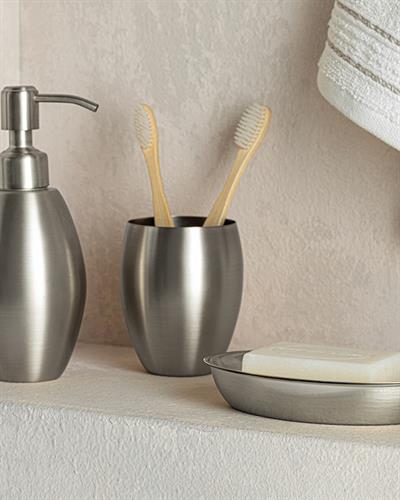 Mirrory Комплект За Баня Неръждаема Стомана, Сребристо, 0