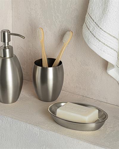 Mirrory Комплект За Баня Неръждаема Стомана, Сребристо, 0