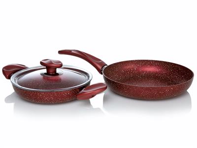 Miss ТАВА КОМПЛЕКТ Двоен комплект Гранит Claret Red