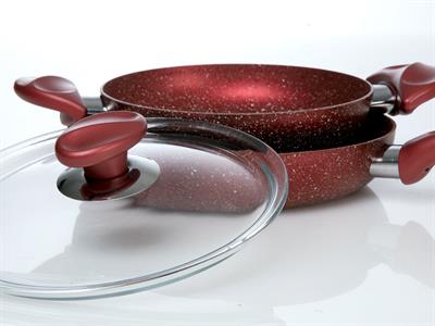 Miss ТАВА КОМПЛЕКТ Двоен комплект Гранит Claret Red