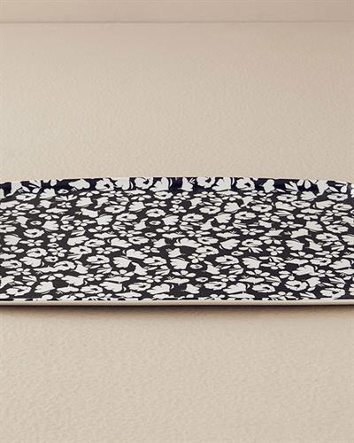 Miss Garden Тепсия Нехлъзгащ се Меламин 41x31 cm Черен