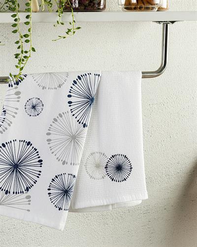 Misty Кърпа За Сушене 2 бр. Памук 40x60 см Бял