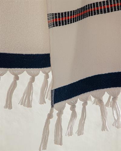 Misty Кърпа За Плаж Жакардов Памучен 75x150 см Морскосин - Керемиден