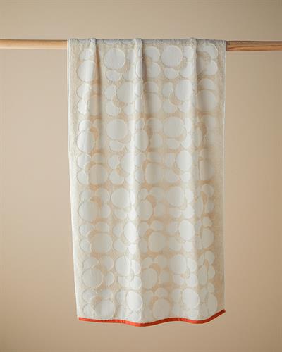 Mix Blend Кърпа За Баня Жакардов Памучен полиестер 70x140 см Бежов