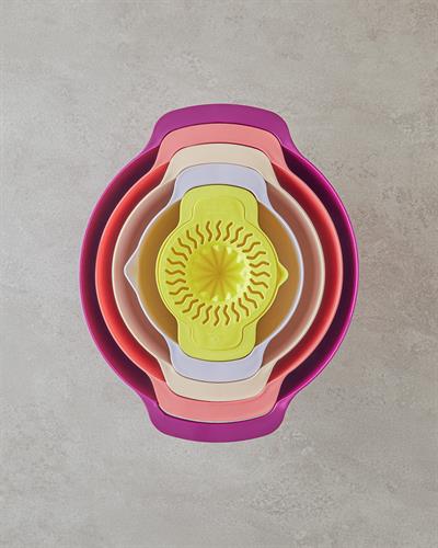 Mix Me Купа За Разбъркване 5 части Пластмаса 32 см Шарен