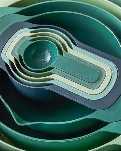 Mix Me Купа За Смесване 9 Бр., Пластмасов, Зелено, 31 Cm