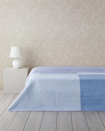 Modern Art Многофункционално Покривало Единичен 160x220 см Син