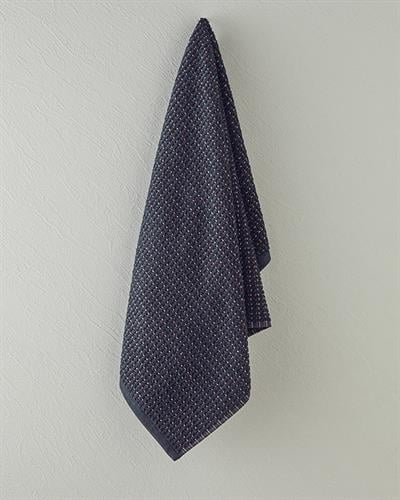 Modern Check Кърпа За Лице Памучен 50x80 см Черен