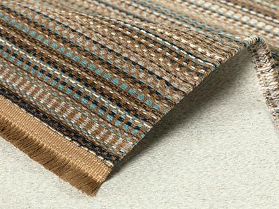 Modern Chic Chenille anti slip Carpet 80x300 cm Brown
