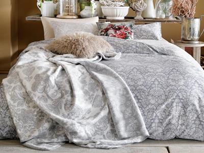 Modern Chic СПАЛНО БЕЛЬО КОМПЛЕ Кing size Памучен Сатен 240x220 cm Gray