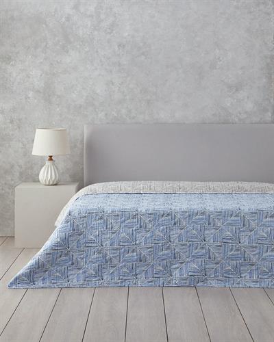 Modern Diamond Многофункционално Покривало Двоен 200x220 см Тъмносин