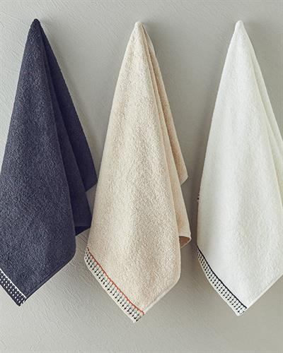 Modern Dots Кърпа За Лице С крошет Памучен 50x80 см Екрю