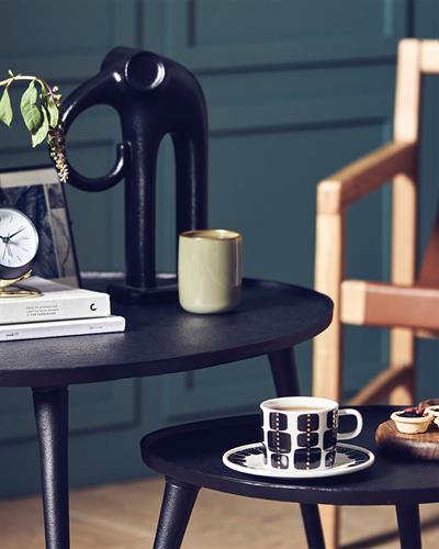 Modern Feel Сервиз За Чай 4 части за 2 души Костен порцелан 200 мл Черен