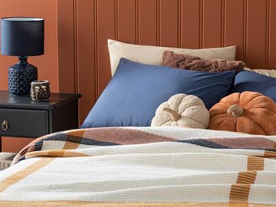 Modern Frame Одеало Двоен Размер, Жълто, 200 X 220 Cm