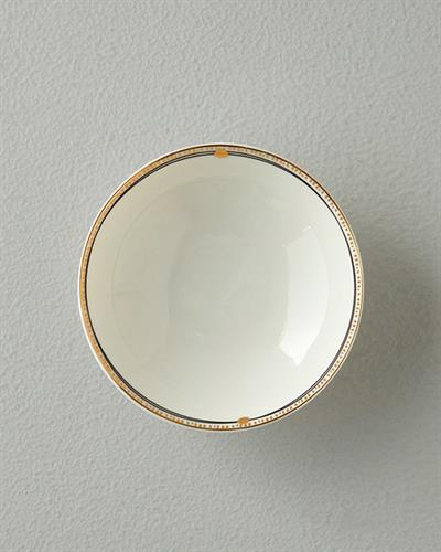 Modern Glow Купа Костен порцелан 15 см Черен